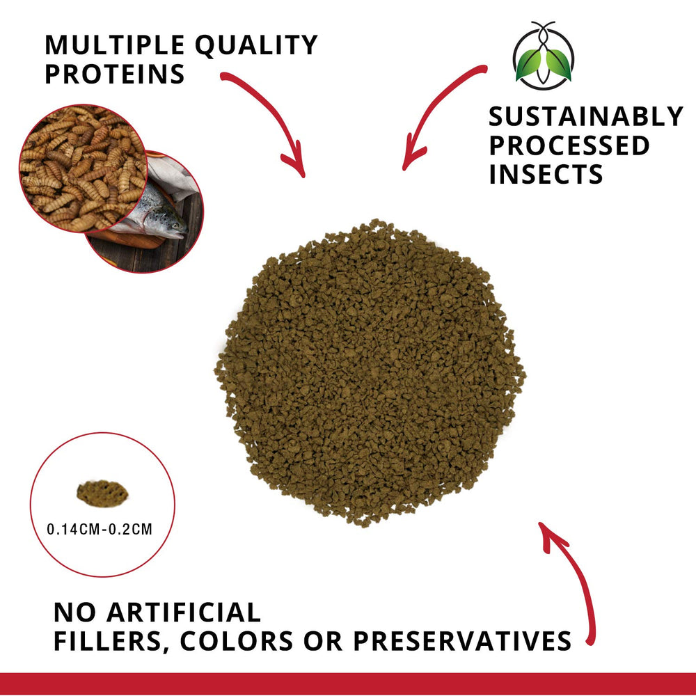 Fluval Bug Bites granules ready to feed for protein-rich daily meals