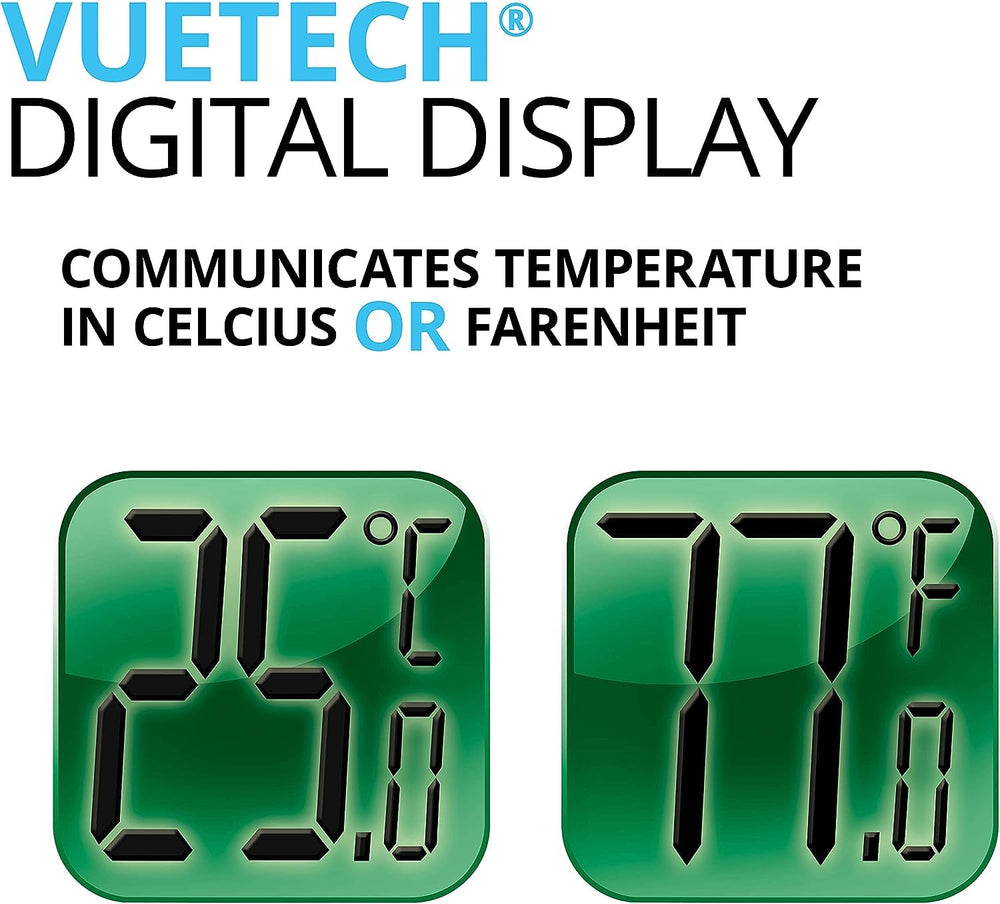 Fluval E100 dual-sensor image demonstrates accurate readings for a stable tank.