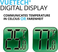 Fluval E100 dual-sensor image demonstrates accurate readings for a stable tank.