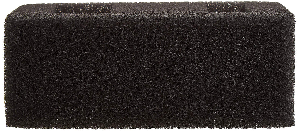 Fluval Flex foam filter block handle detail highlights easy replacement.