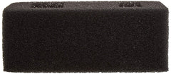 Fluval Flex foam filter block handle detail highlights easy replacement.