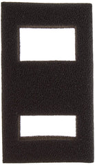 Fluval Flex foam filter block installed in tank demonstrates mechanical filtration.