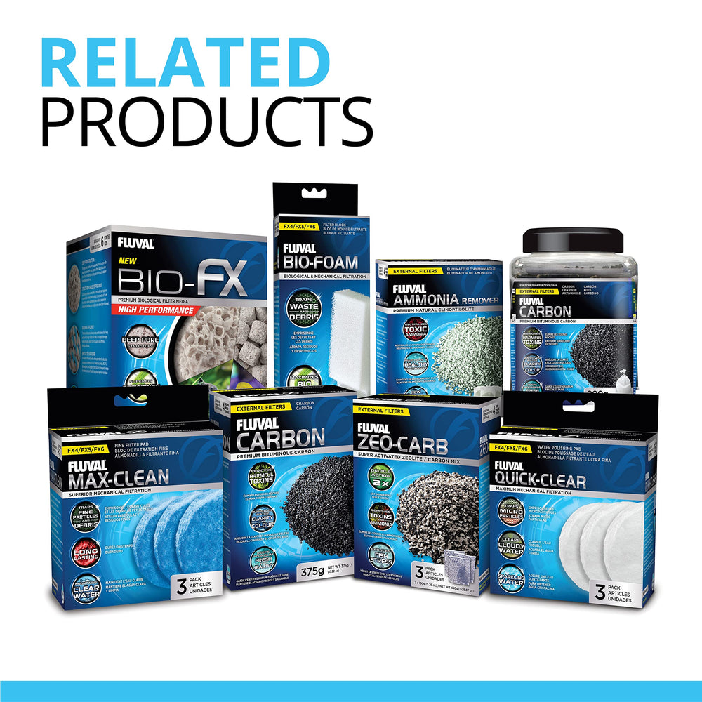 Fluval FX4/FX6 aquarium filtration in action supports healthier fish environment.