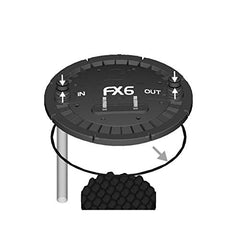 Fluval FX6 service kit assembly image showing seals and media access