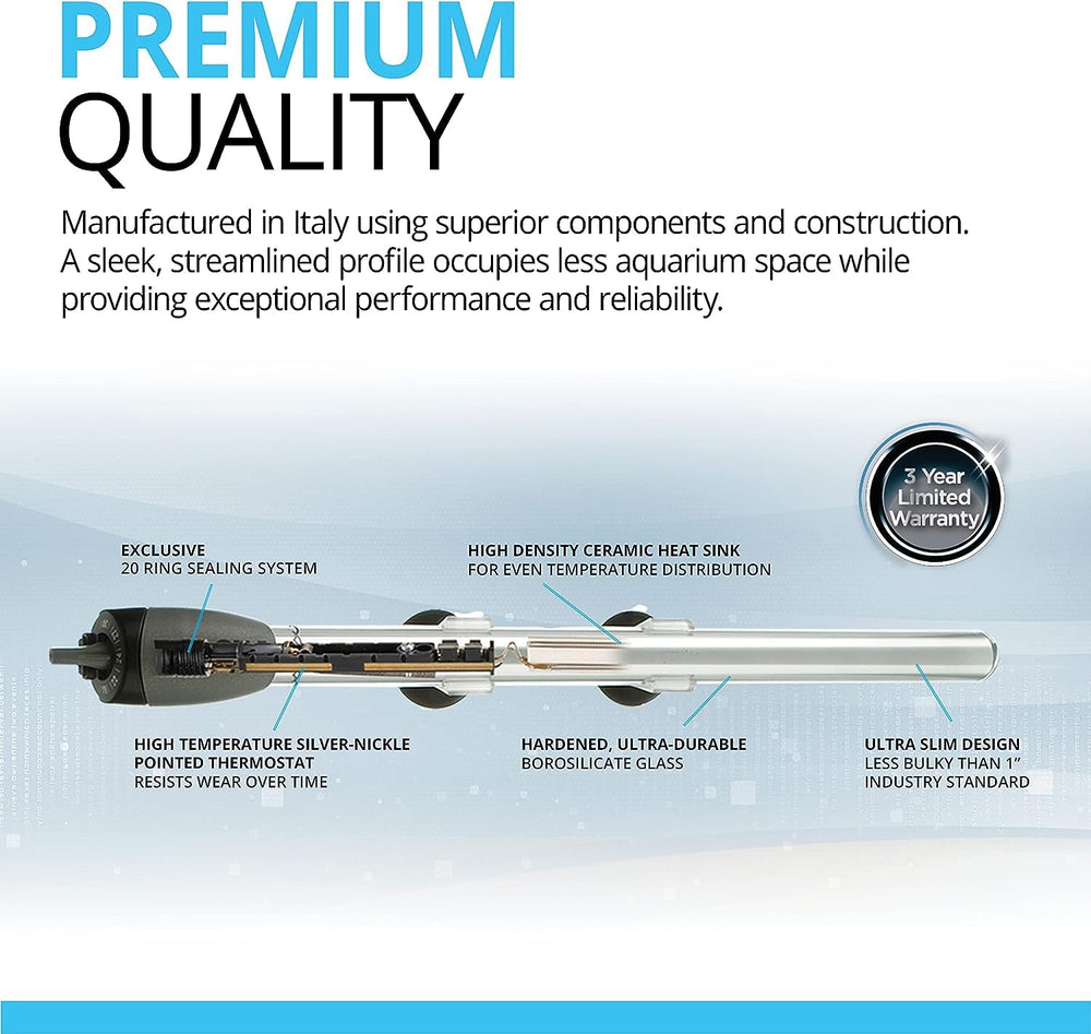 Fluval European-quality components ensure durable performance.