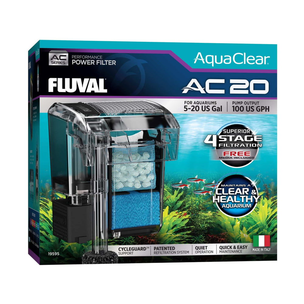 Fluval Activated Carbon visible for odor and impurity removal