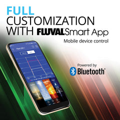 Fluval Plant 3.0 LED shown with app control for convenient mobile customization.