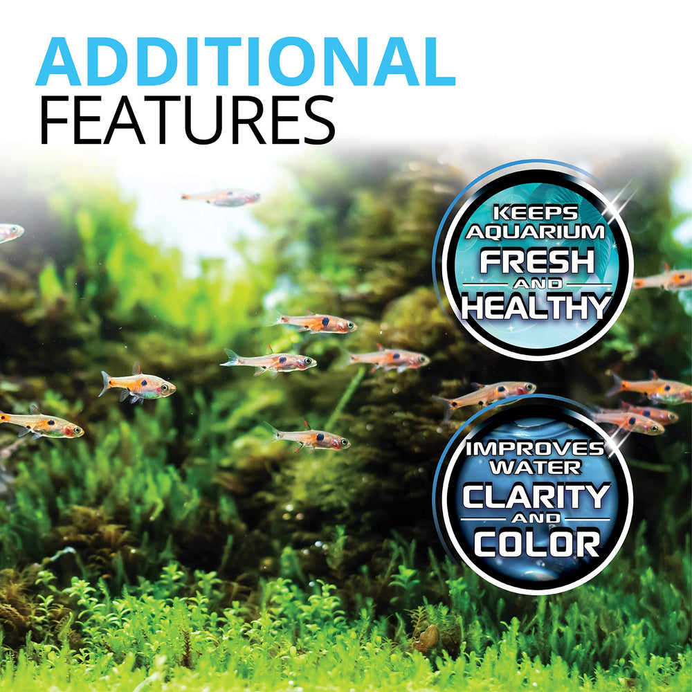 Fluval porous activated carbon structure for adsorption