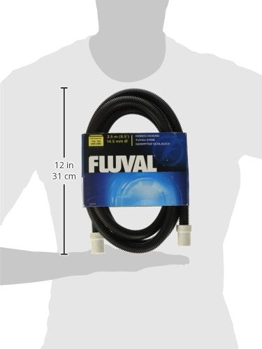 Fluval rib hose 14.5mm in-use for practical filtration setup and water flow