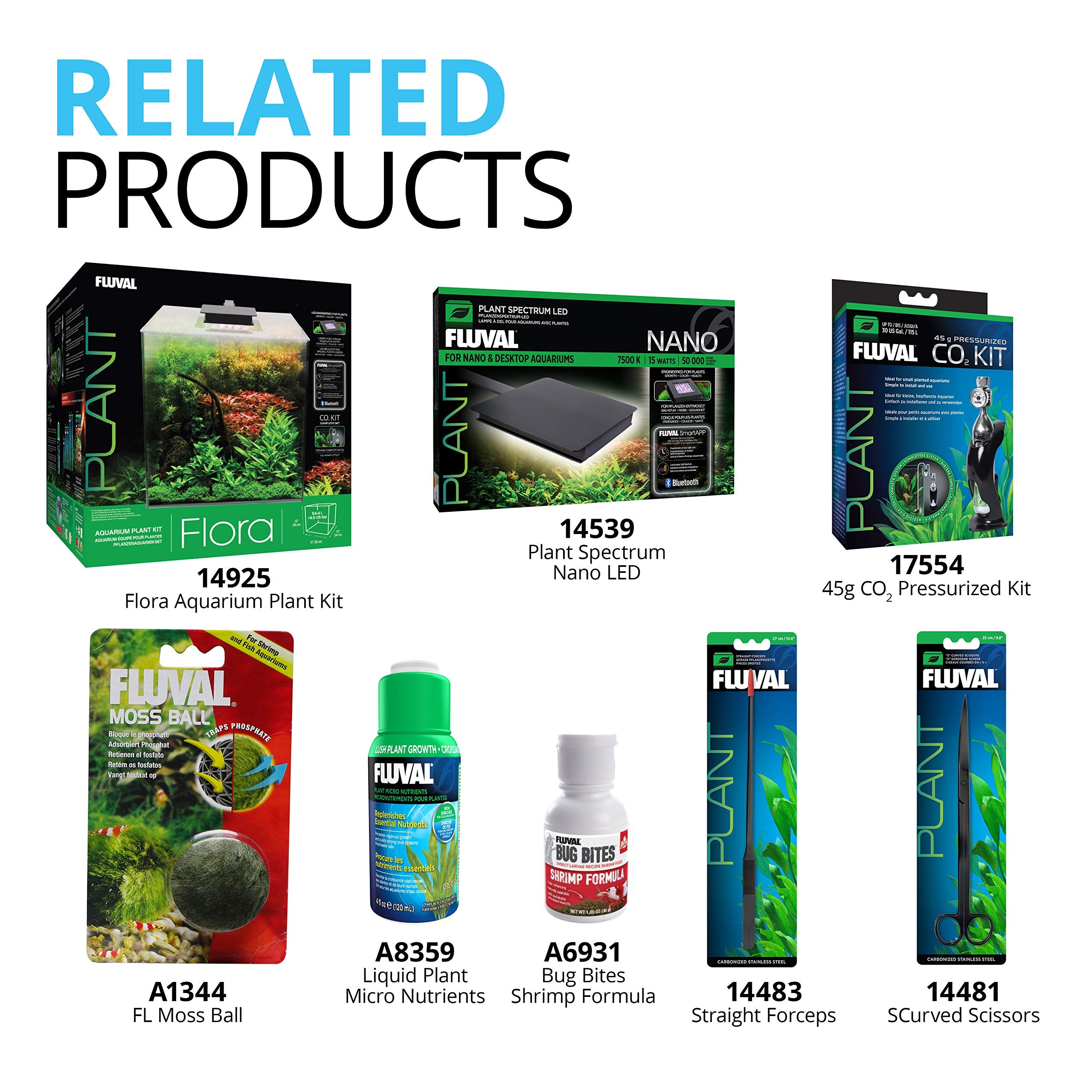 Fluval Plant and Shrimp Stratum available in multiple bag sizes for scalable setups.
