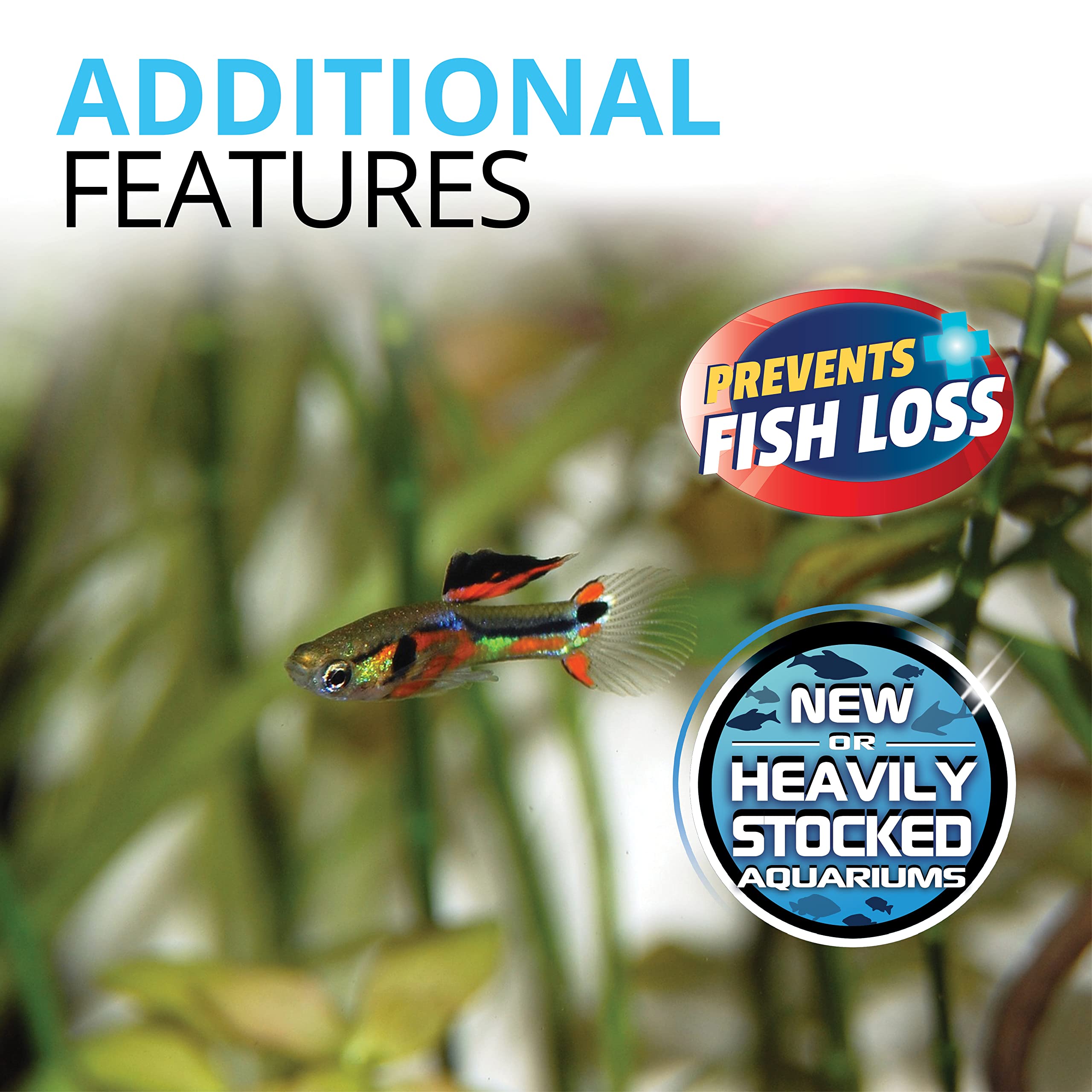 Fluval tank benefits from ammonia remover pad, improving water clarity in freshwater tanks.