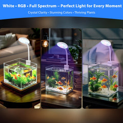 FluviRay Mini Clip-On Light 360-degree gooseneck enables precise lighting angles.