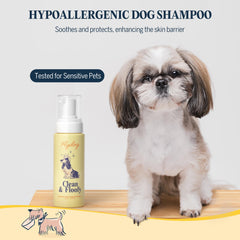 Flydog glove velour side for fur removal during grooming