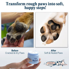 Flydog Lick-Safe Balm dispense-closeup highlights quick-absorb, non-greasy application.