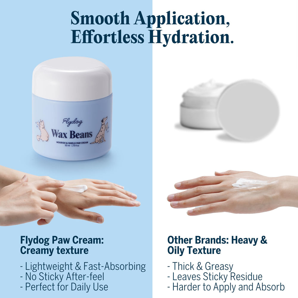 Flydog Lick-Safe Balm nose-paw-use demonstrates versatile relief for dry areas.