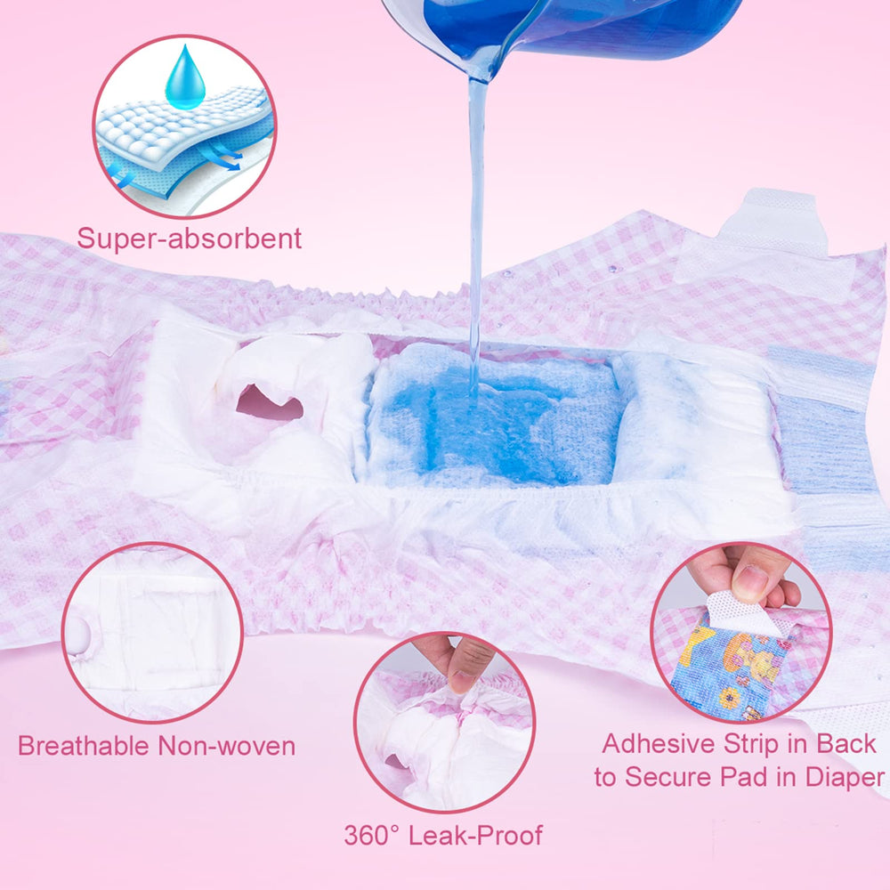 Flying Paws diaper wetness indicator signals when to change for hygiene