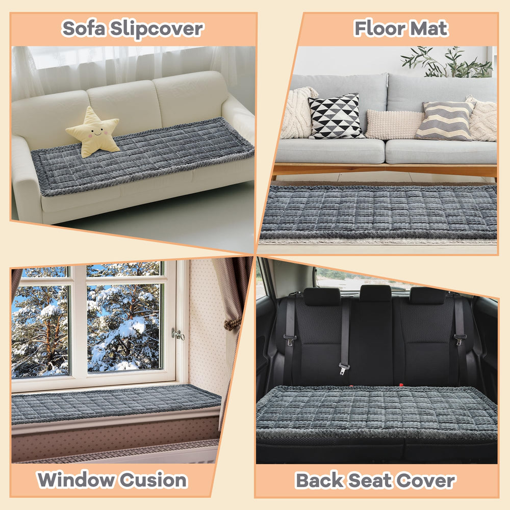 Flying Paws washable cover protects furniture from scratches and pet hair.