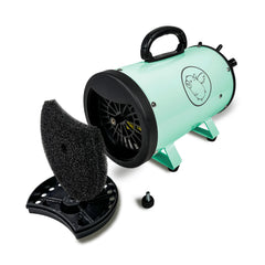 Flying Pig High Velocity Dryer mint round nozzle for gentle grooming around sensitive areas