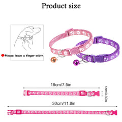 Flymind Puppy Collars soft nylon close-up shows gentle material for newborns.