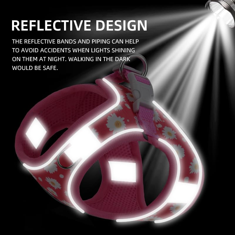 Flymind harness reflects safety with 360° reflective strips for night visibility.