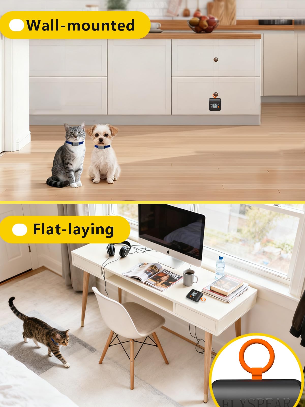 FLYSPEAR barrier expandable system enables multi-room, multi-pet boundary protection.