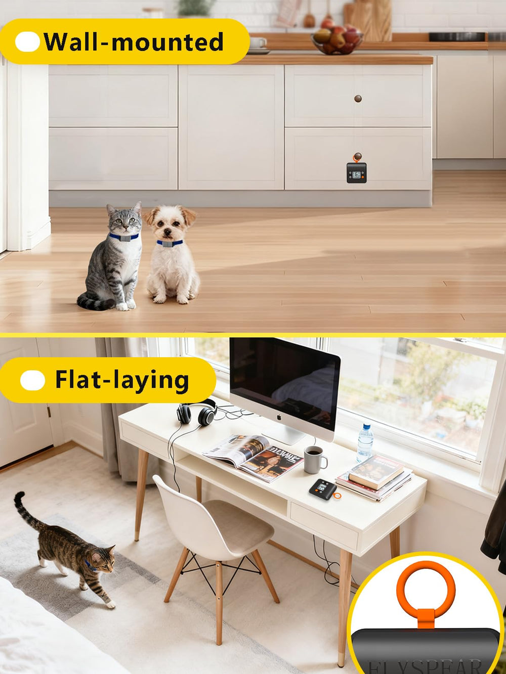 FLYSPEAR barrier expandable system enables multi-room, multi-pet boundary protection.
