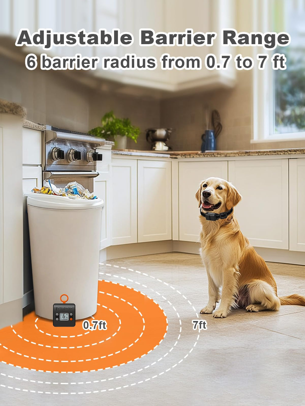 Flyspear safe static correction with beeps communicates gentle training signals.