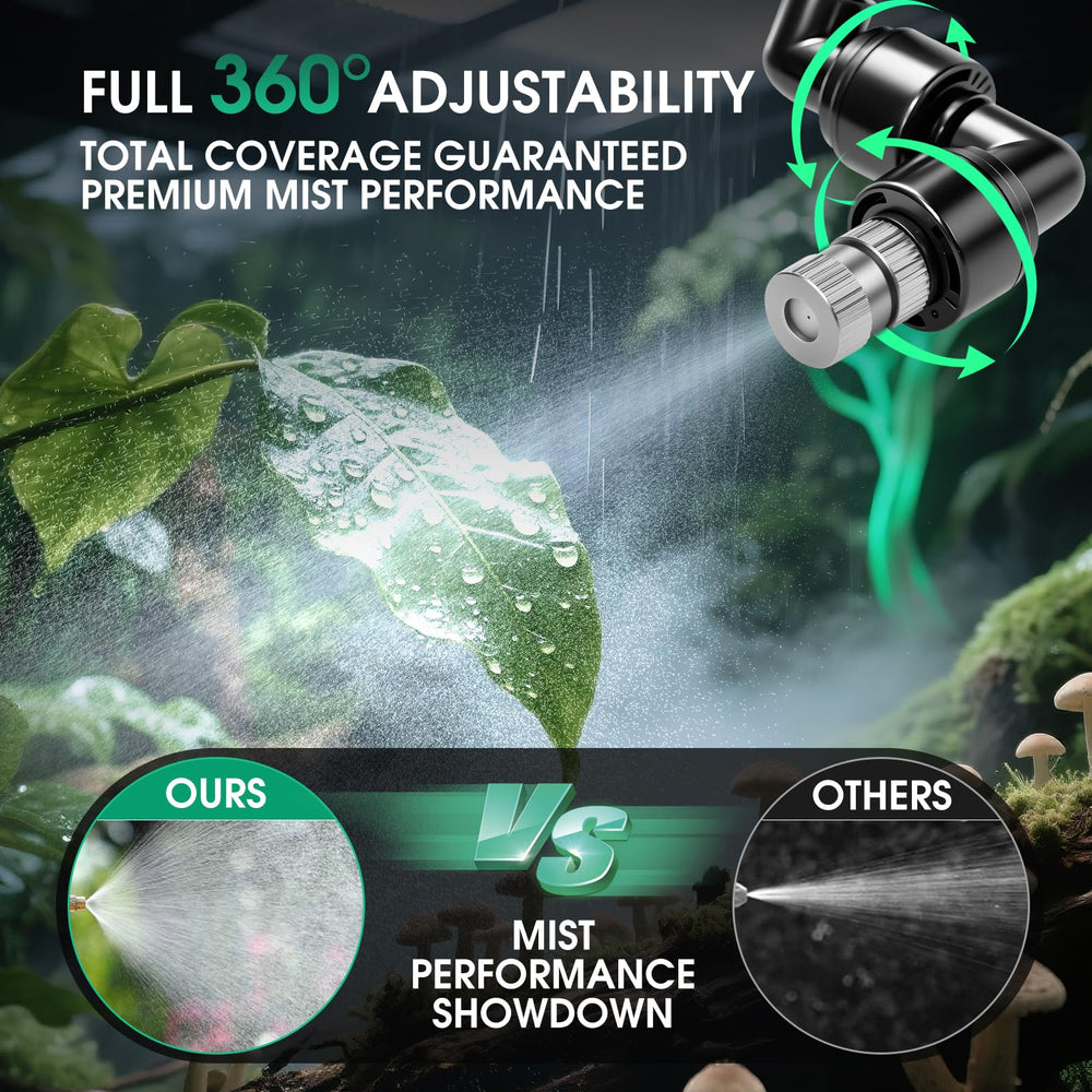 FMATOZ Reptile Mister bucket connection allows extended, tank-free operation.