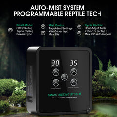 FMATOZ Reptile Mister tank-free design reduces clutter and refills in busy enclosures.