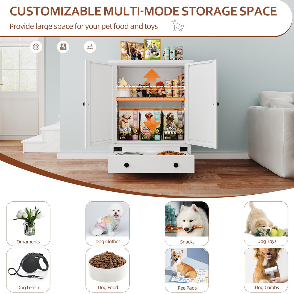 Fmlud compact yet spacious design keeps feeding areas organized.