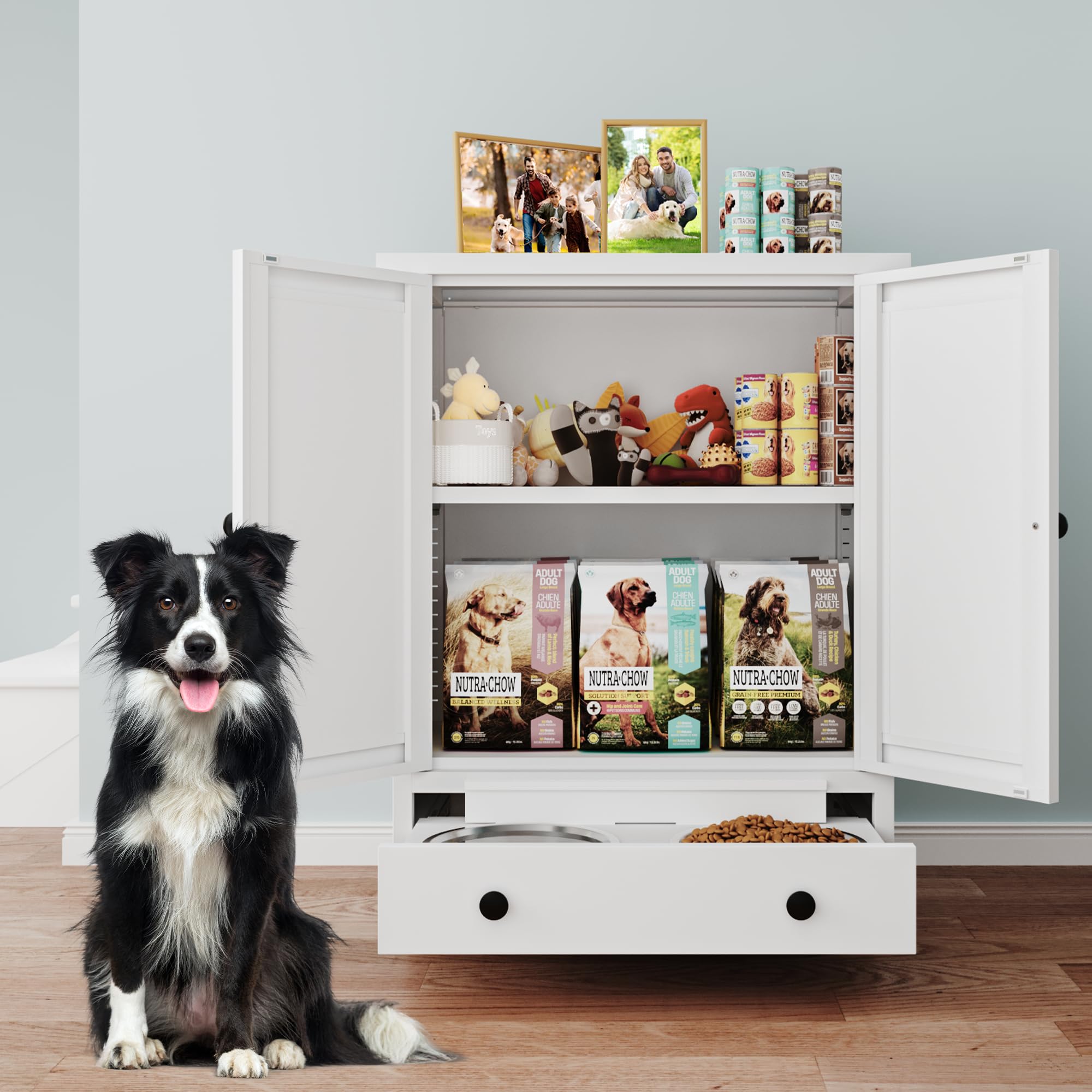 Fmlud durable metal cabinet designed for indoor and outdoor use.
