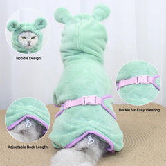 Fnaobai absorbent microfiber material dries fur quickly and reduces blow-dry time.