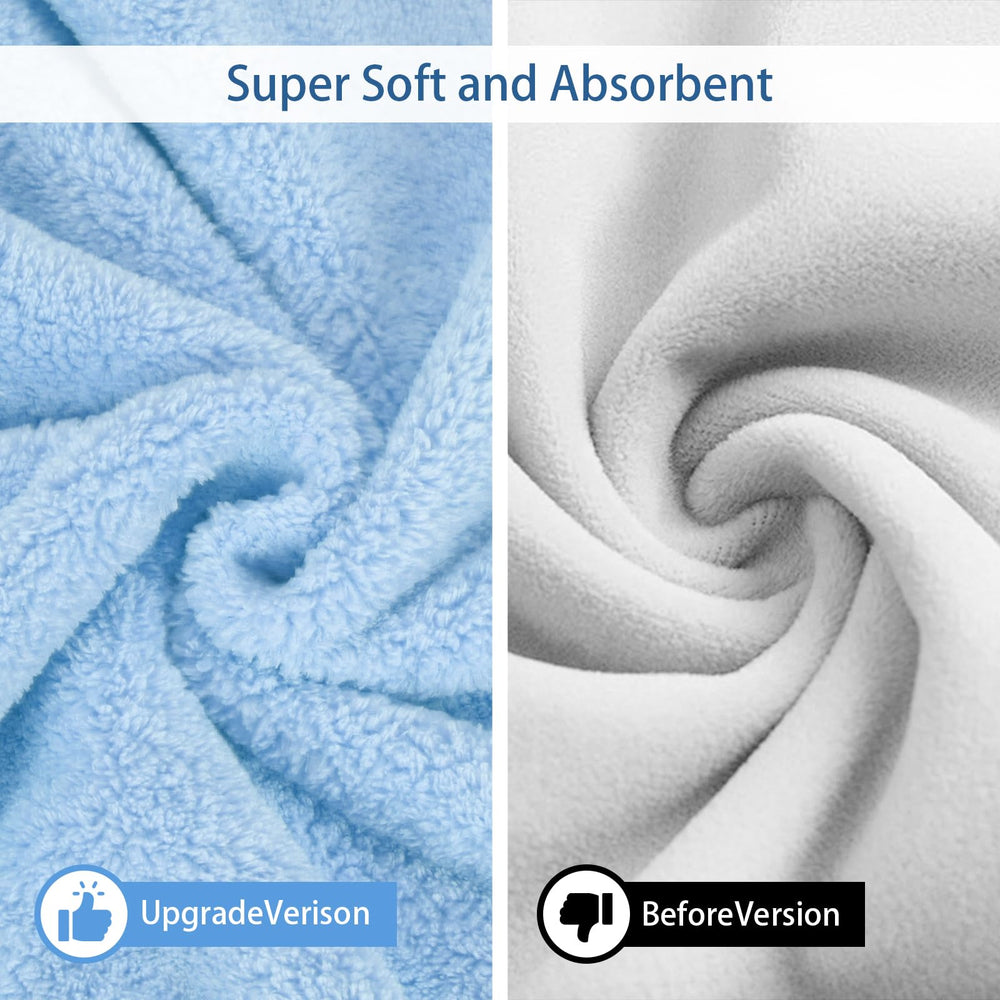 Fnaobai pet bathrobe adjustable collar belly strap demonstrates secure snug fit.