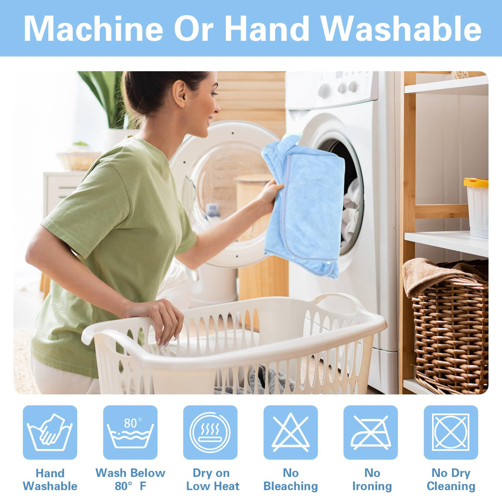 Fnaobai pet bathrobe size options layout communicates versatile post bath use.