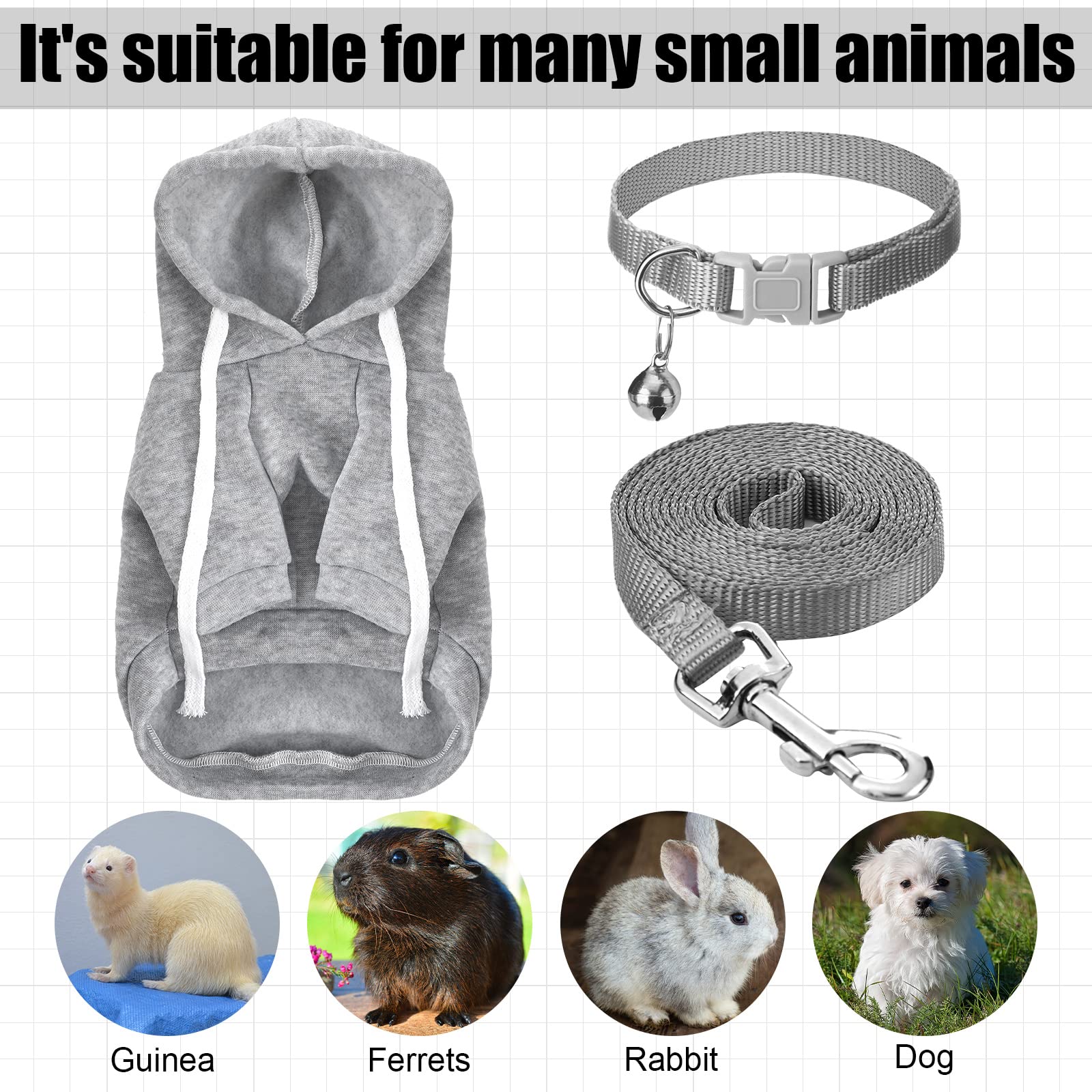 Foaincore compact harness and leash for travel-friendly pet outings