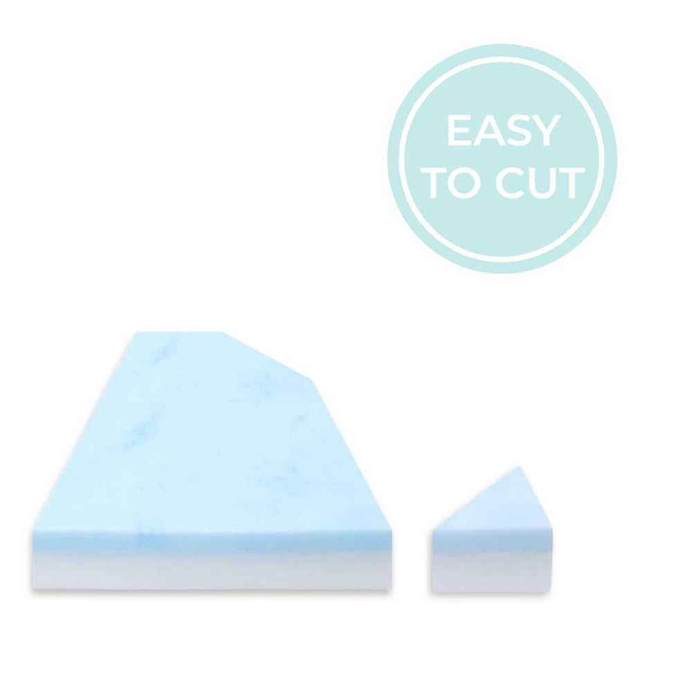 Foam Global pet bed foam insert cropped detail shows CertiPUR-US foam safety