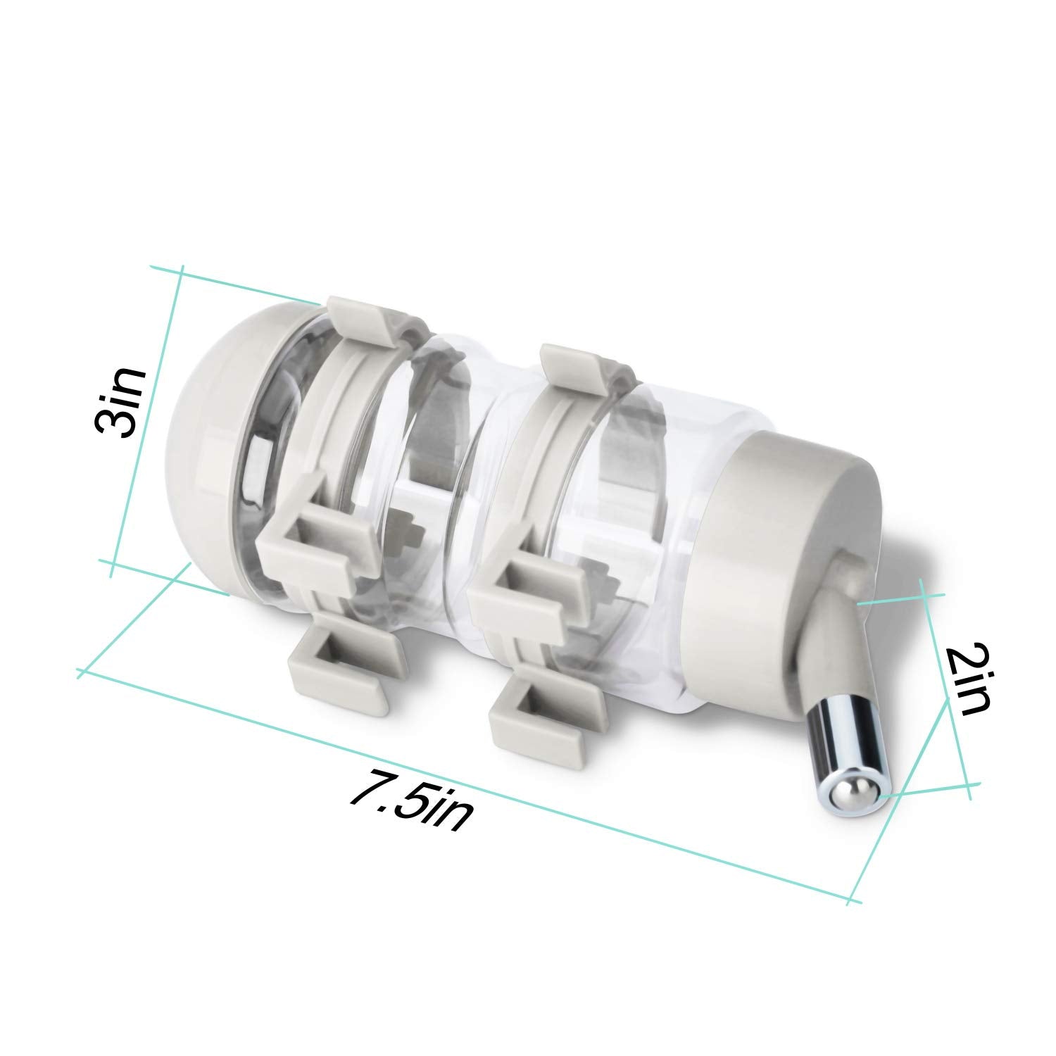 FOBLOEER stainless steel tip ensures safe drinking for pets.