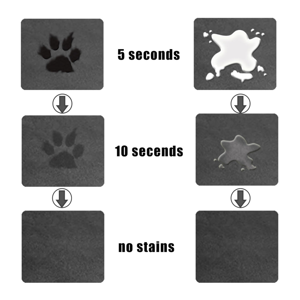 FODYNE large pet feeding mat easy-clean surface simplifies maintenance after chores.
