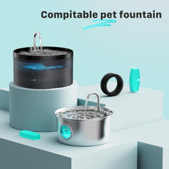 FOFNON cat fountain sponges 6-pack for refreshed filtration