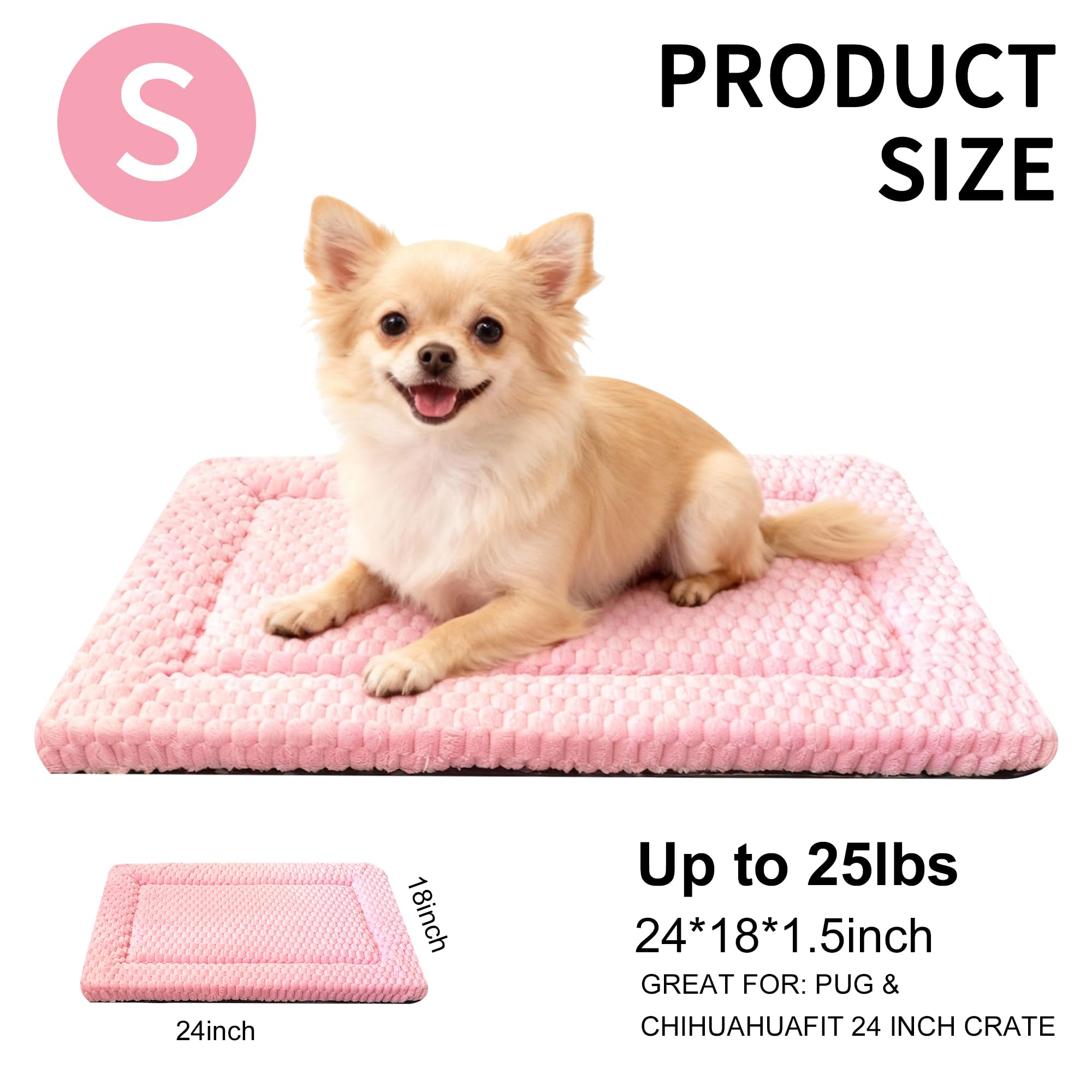 Fogkiss Dog Bed Mat fits crates securely with non-slip base