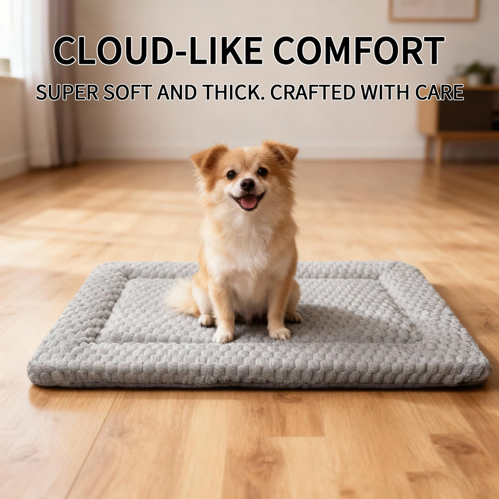 Fogkiss dog bed mat durable-edges resist wear for lasting use.