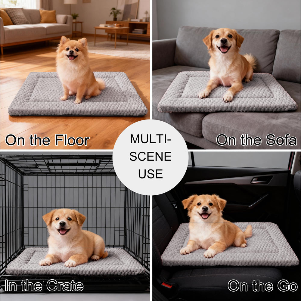 Fogkiss dog bed mat multi-use-lounge suits crates and home floors.