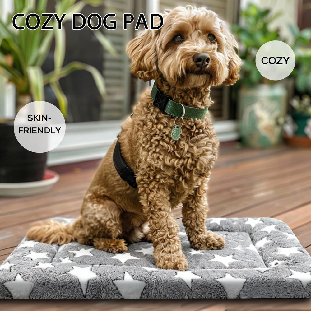 Fogkiss dog bed mat 24x18 fits small dogs and crates.