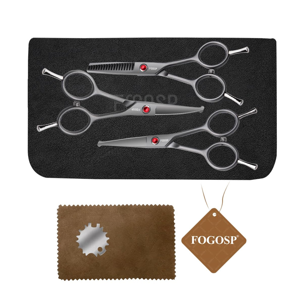FOGOSP zippered storage case ready to carry dog grooming scissors anywhere.