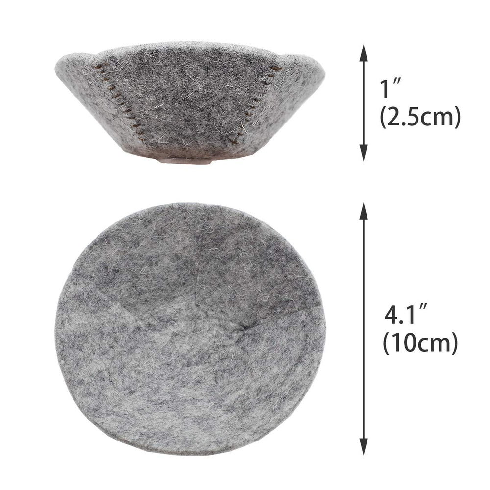 FOIBURELY nesting pad texture close-up highlights breathable wool felt