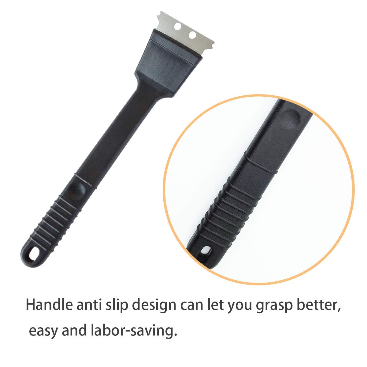 FOIBURELY cleaning brush for bird cages provides dual brush and scraper action