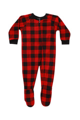 Followme buffalo plaid dog jacket close-up fabric texture and softness.