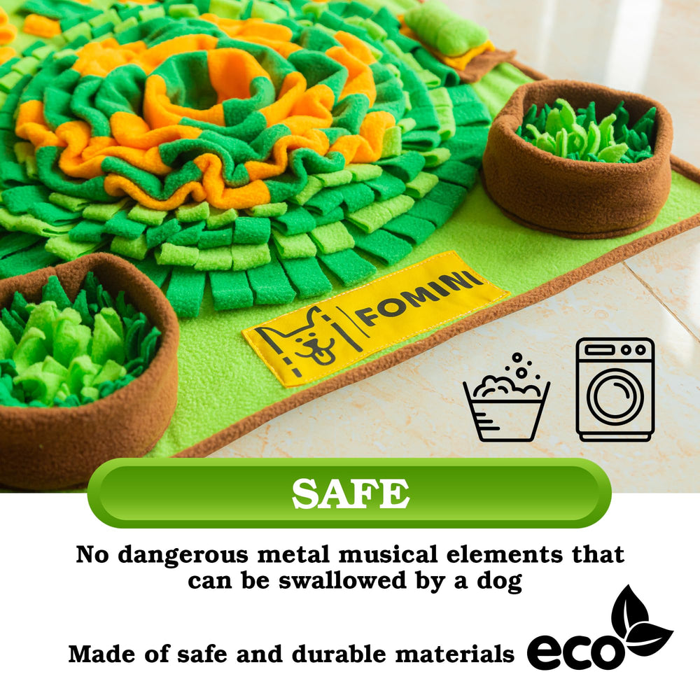 FOMINI Snuffle Mat easy-clean design aids post-meal cleanup