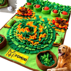 FOMINI Snuffle Mat top view showing engagement area for sniffing