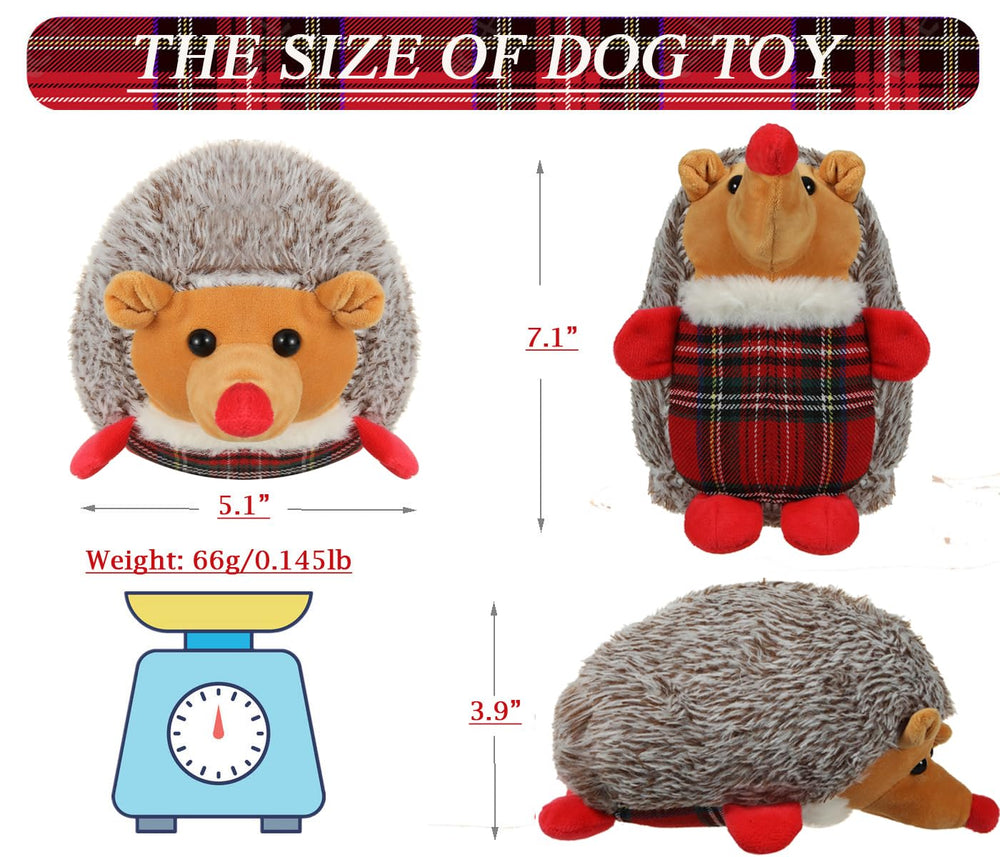 FONBALLOON PARTY Hedgehog plush as a Christmas gift idea for dogs